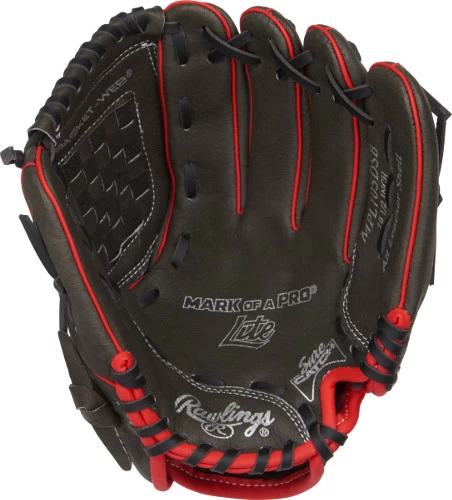 10.5 Inch Rawlings Mark Of A Pro Light MPL105DSB Youth Pro Taper Baseball Glove - Image 2