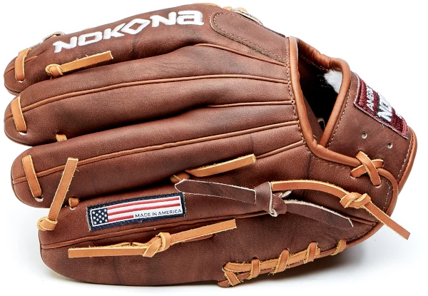 11.25 Inch Nokona Walnut Select W-200 Youth Baseball Infield Glove - Image 3