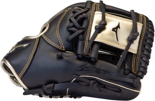 11.5 Inch Mizuno MVP Prime SE GMVP1154PSE8-Black/Gold Adult Infield Baseball Glove - Image 3
