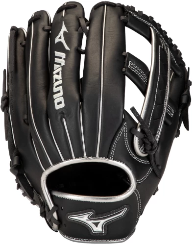 12.5 Inch Mizuno MVP Prime SE GMVP1250PSES8-Black/Silver Adult Slowpitch Softball Glove