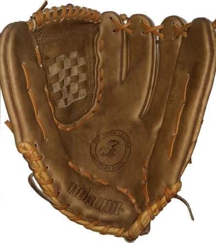 14 Inch Nokona Banana Tan AMG400BT Slowpitch Softball Glove - HQ4Sports Exclusive! - Image 2