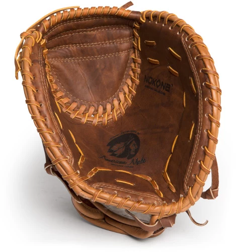 32.5 Inch Nokona Walnut WV3250 Women's Fastpitch Softball Catcher Mitt - Image 2