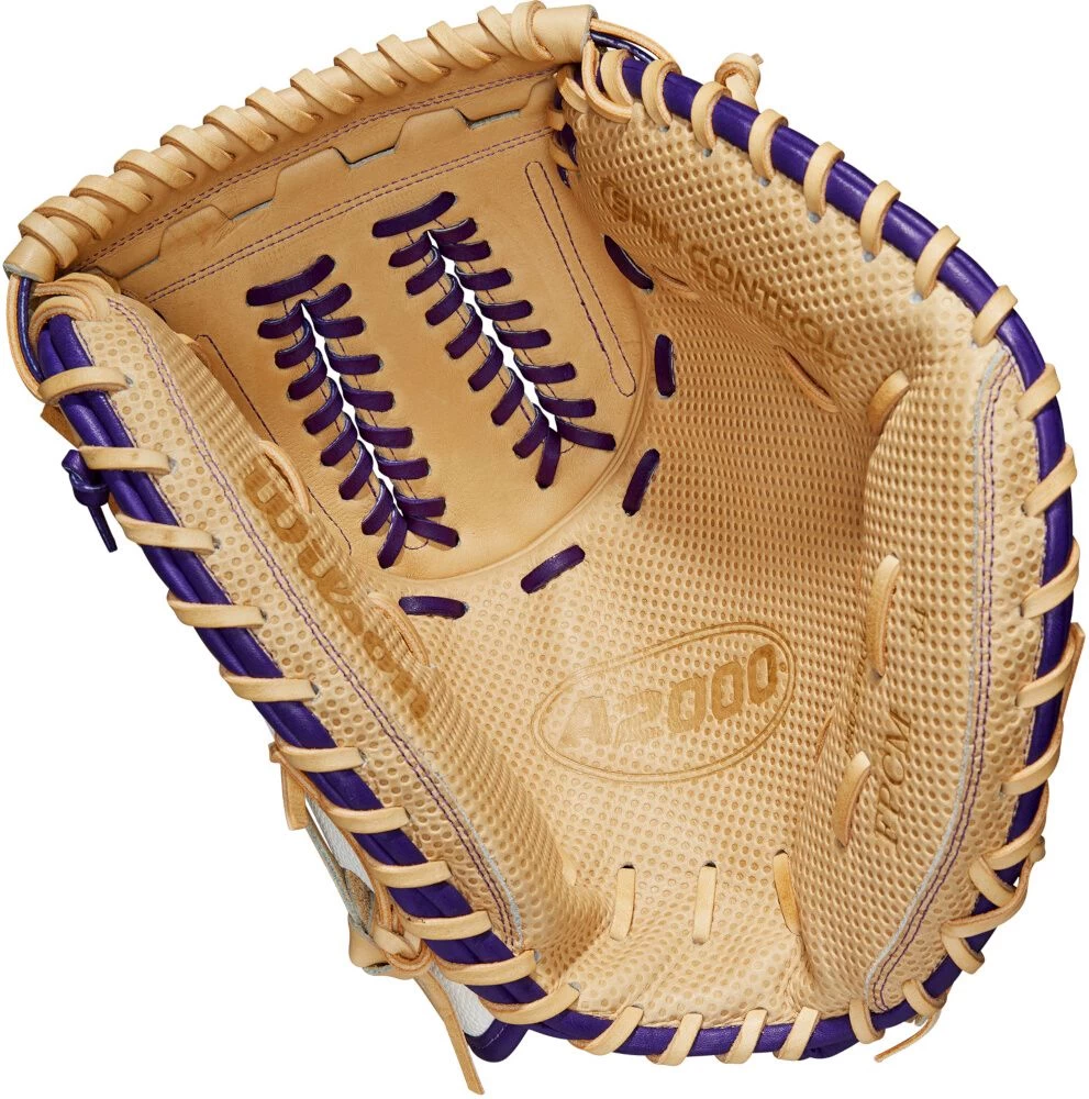 34 Inch Wilson A2000 Aubree Munro Game Model Fastpitch Softball Catcher Mitt WBW10101834 - Image 2