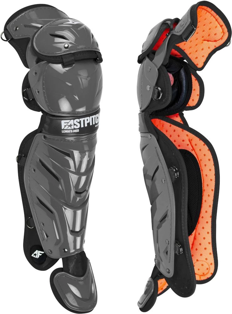 All-Star AFx LGWAFX Women's Fastpitch Softball Leg Guards - Image 2
