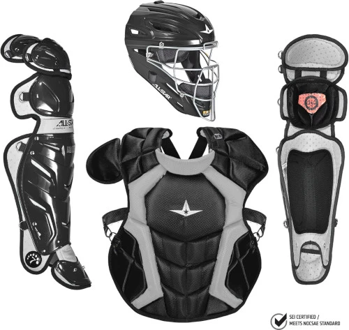All-Star System7 CKCCPRO1 Adult Professional/College Catcher's Gear Set