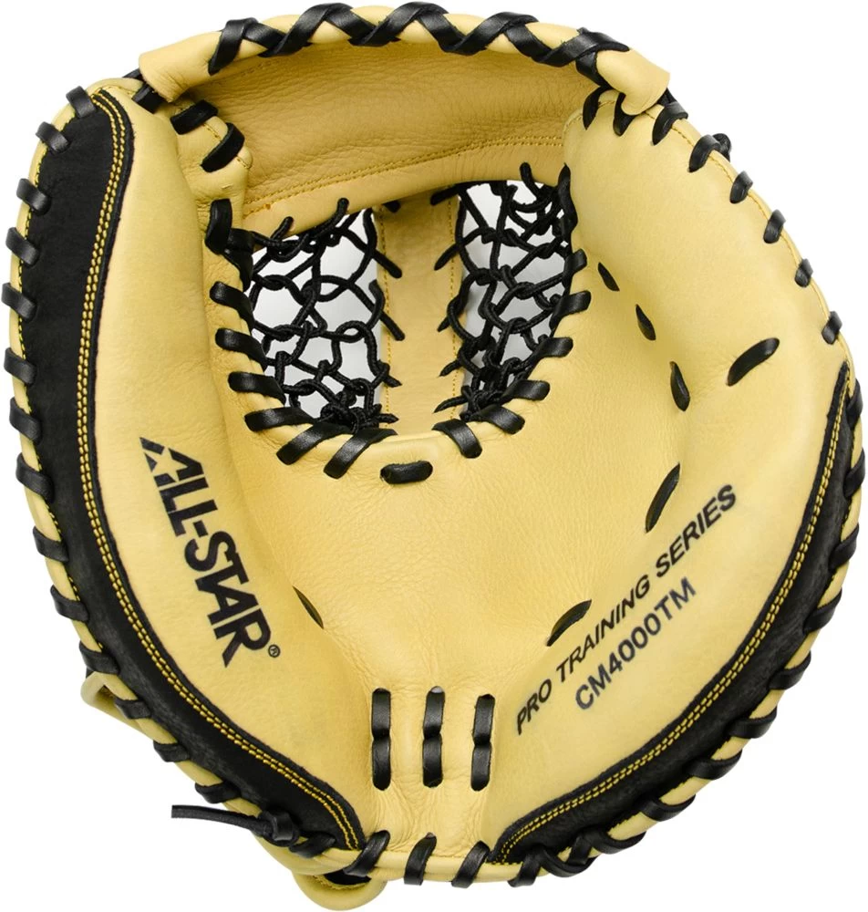 35 Inch All-Star The Keyhole Adult Baseball Training Catcher's Mitt CM4000TM - Image 2