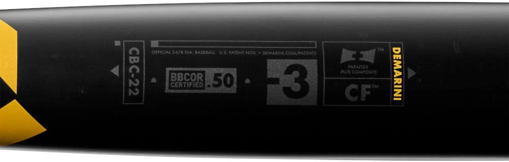 2022 DeMarini CF Adult Balanced BBCOR Baseball Bat (-3oz) WTDXCBC22 - Image 7