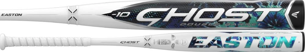 2022 Easton Ghost Tie Dye Double Barrel Women's Balanced Fastpitch Softball Bat (-10oz) FP22GHT10
