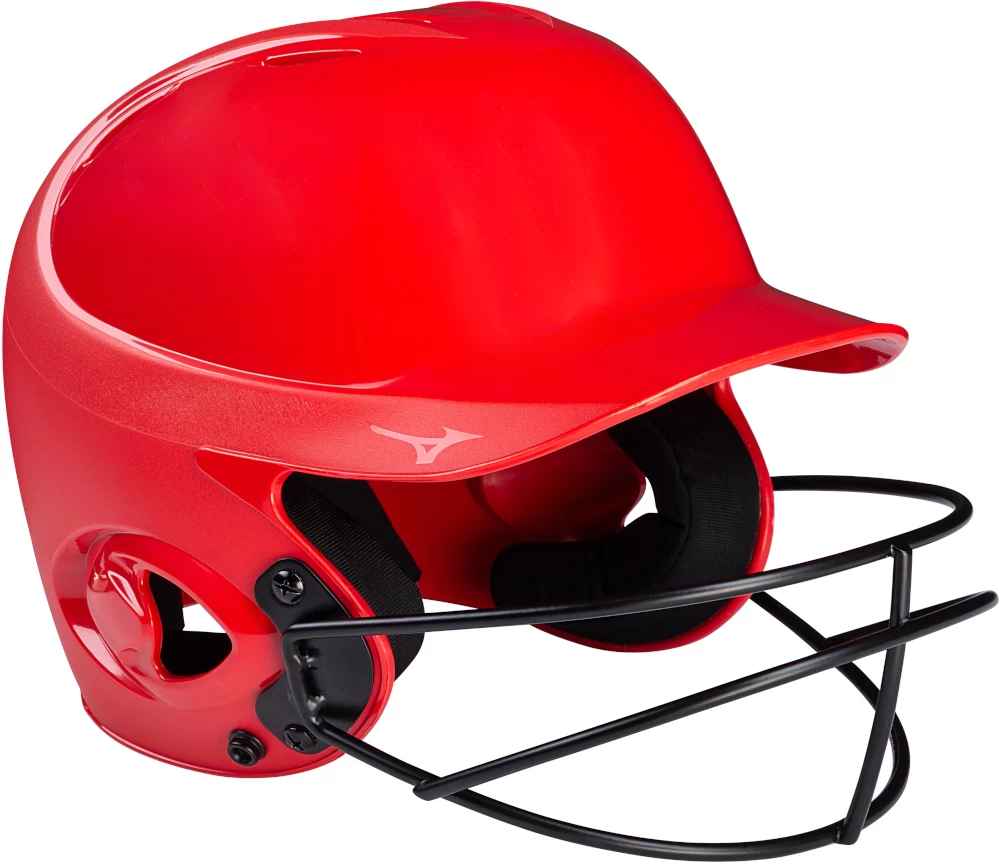 Mizuno MVP Protection Girl's Fastpitch Softball Batting Helmet W/ Facemask 380435 - Image 3