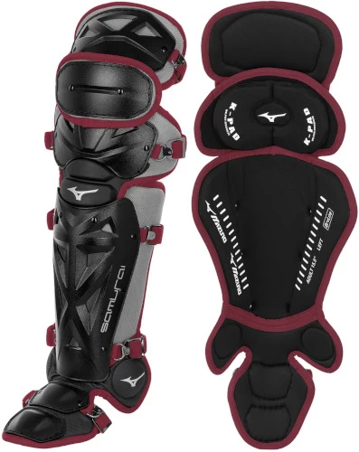 Mizuno Samurai 380408 Adult 16.5 Inch Baseball Leg Guards - Image 3