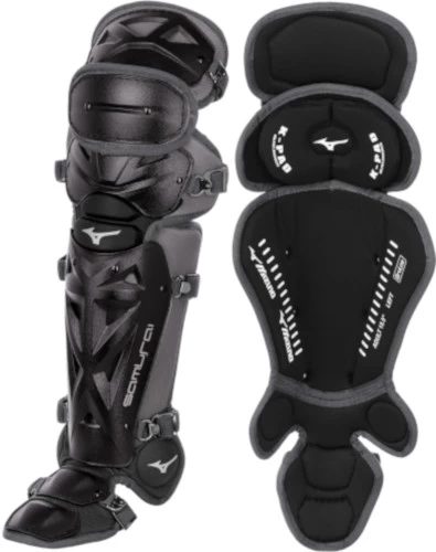 Mizuno Samurai 380408 Adult 16.5 Inch Baseball Leg Guards