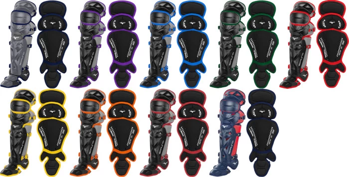 Mizuno Samurai 380408 Adult 16.5 Inch Baseball Leg Guards - Image 2