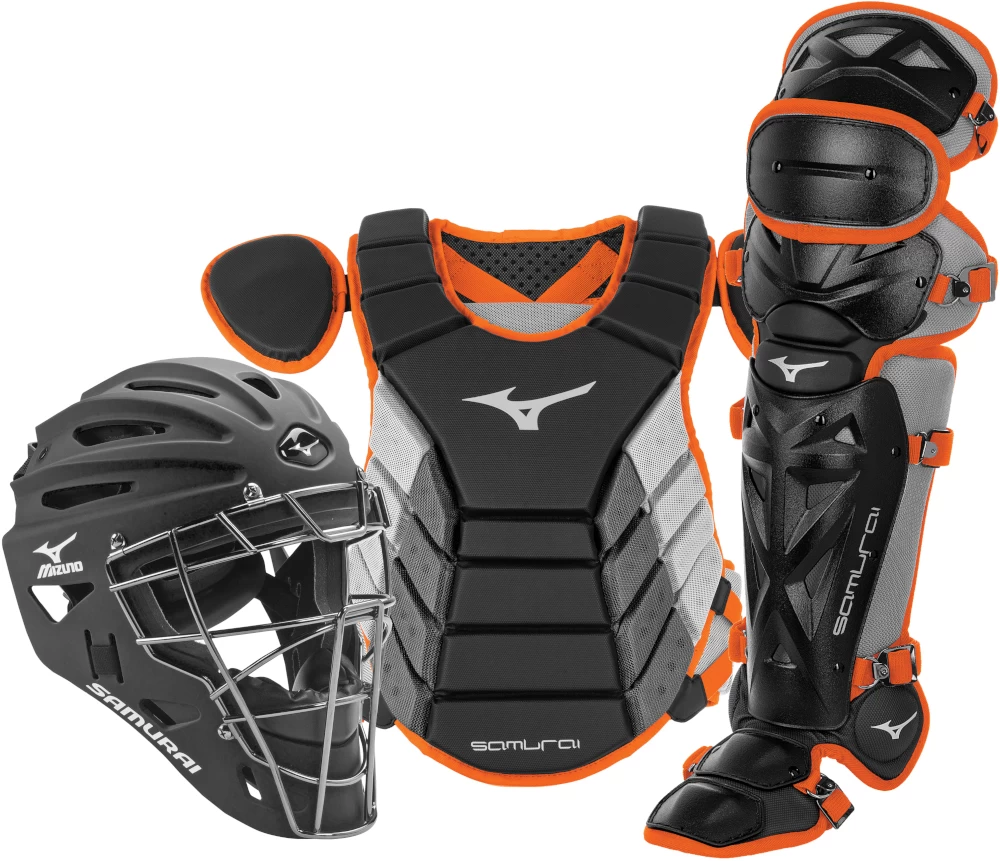 Mizuno Samurai 380417 Adult Baseball Catcher's Gear Set - Image 4
