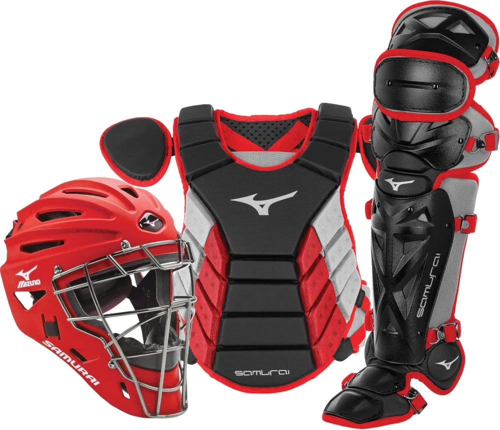 Mizuno Samurai 380417 Adult Baseball Catcher's Gear Set - Image 6