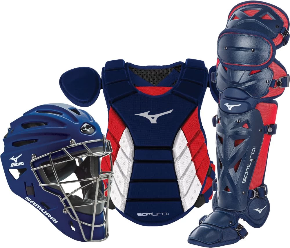 Mizuno Samurai 380417 Adult Baseball Catcher's Gear Set - Image 10