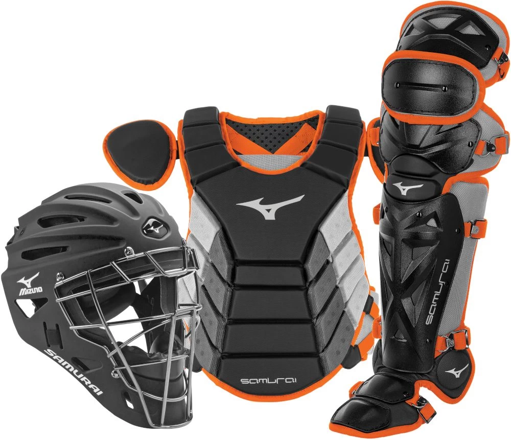 Mizuno Samurai 380418 Intermediate Baseball Catcher's Gear Set - Image 4