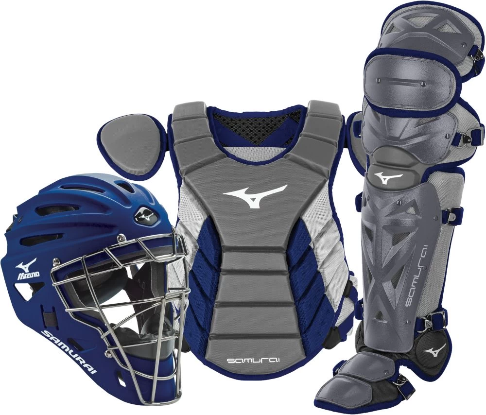 Mizuno Samurai 380418 Intermediate Baseball Catcher's Gear Set - Image 9