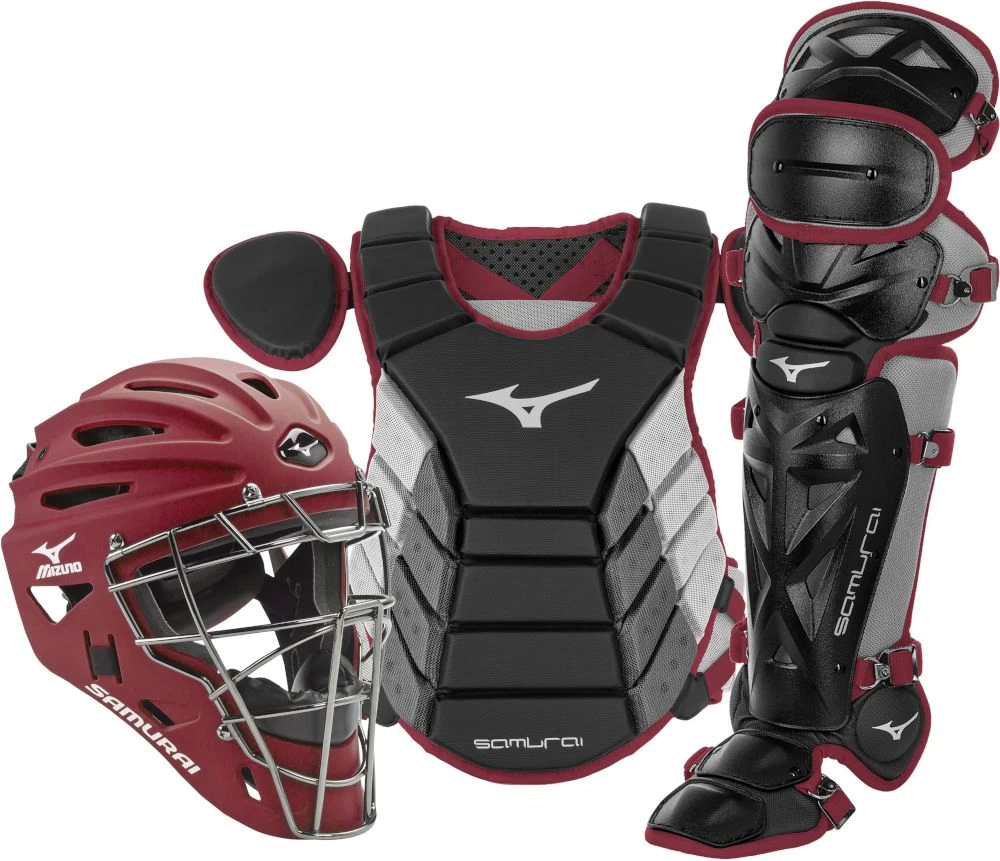 Mizuno Samurai 380420 Youth Baseball Catcher's Gear Set - Image 4