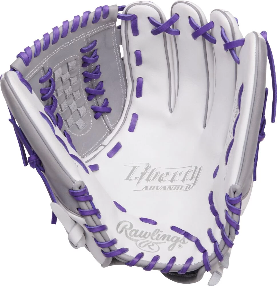 12.5 Inch Rawlings Liberty Advanced Color Series 4.0 Women's Fastpitch Softball Glove RLA125-18WPG - Image 2