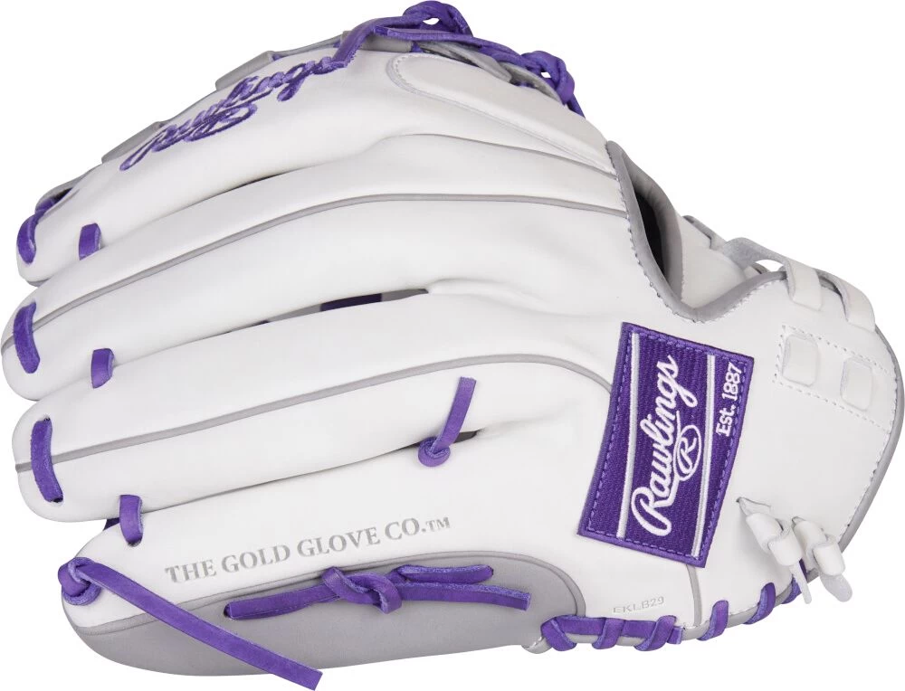 12.5 Inch Rawlings Liberty Advanced Color Series 4.0 Women's Fastpitch Softball Glove RLA125-18WPG - Image 3