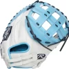 34 Inch Rawlings Liberty Advanced Color Series 4.0 Women's Fastpitch Softball Catcher's Mitt RLACM34FPWCBN