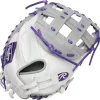 34 Inch Rawlings Liberty Advanced Color Series 4.0 Women's Fastpitch Softball Catcher's Mitt RLACM34FPWPG