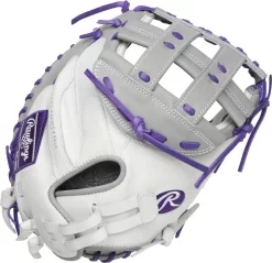 34 Inch Rawlings Liberty Advanced Color Series 4.0 Women's Fastpitch Softball Catcher's Mitt RLACM34FPWPG