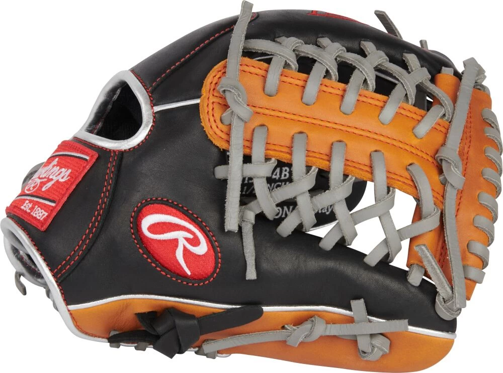11.5 Inch Rawlings R9 Contour Youth Infield Baseball Glove R9115U-4BT - Image 4