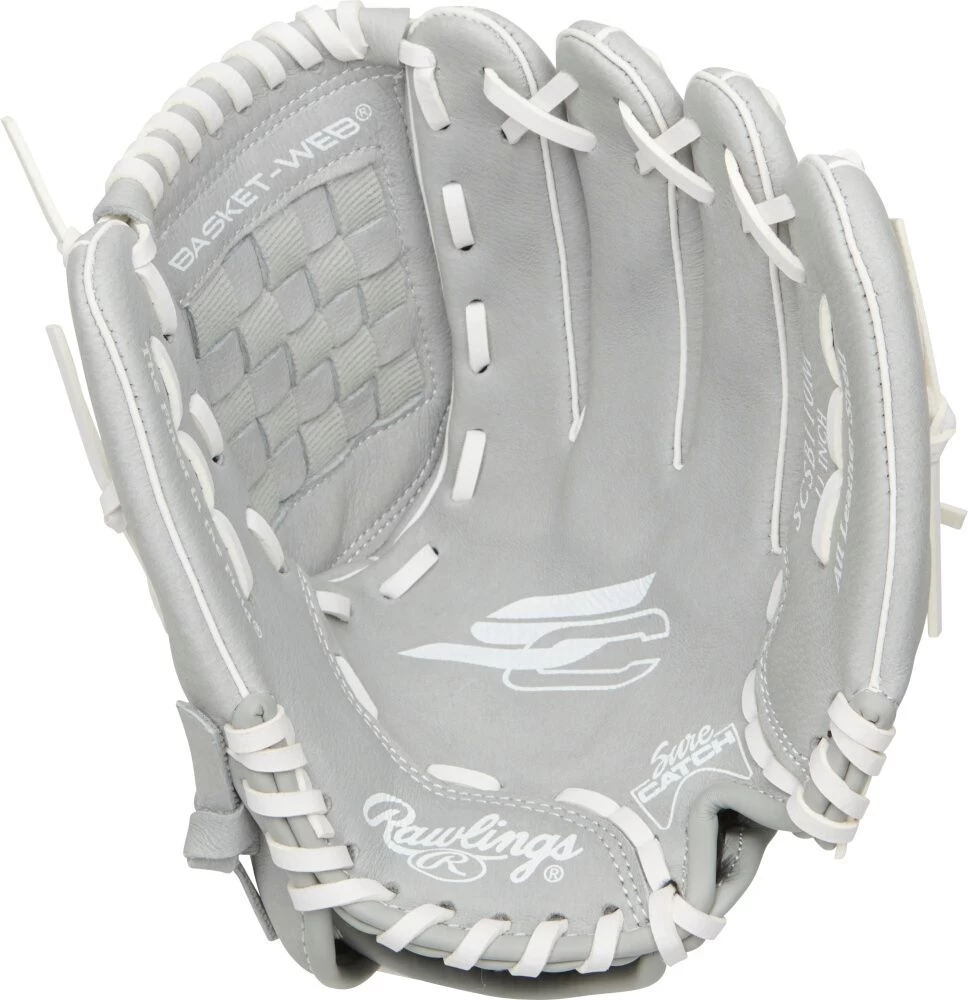 11 Inch Rawlings Sure Catch Girl's Fastpitch Softball Glove SCSB110M - Image 2