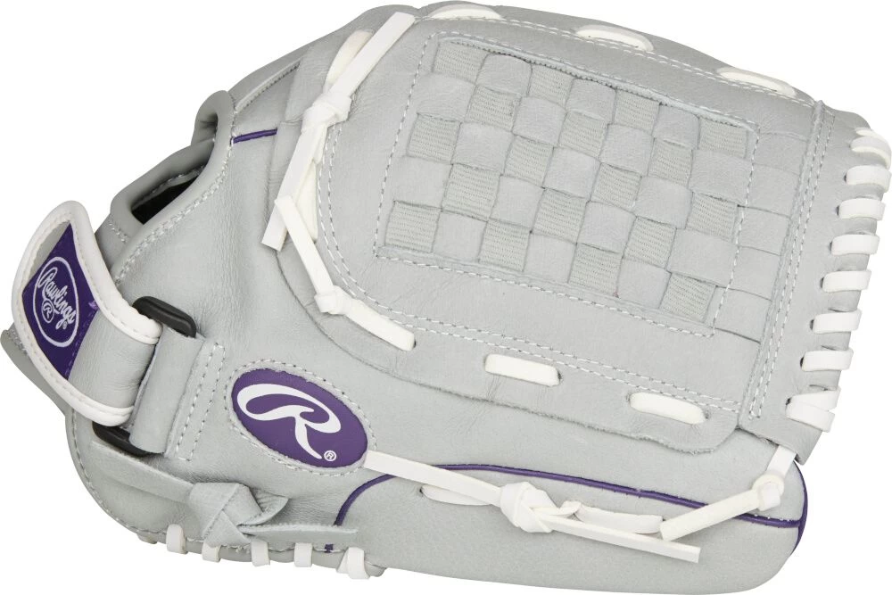 12.5 Inch Rawlings Sure Catch Girl's Fastpitch Softball Glove SCSB125PU - Image 3
