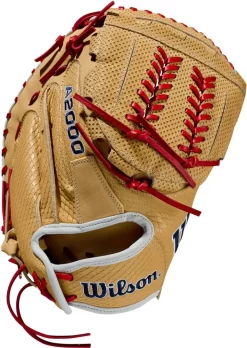 34 Inch Wilson A2000 SuperSkin Aubree Monroe Game Model Women's Fastpitch Softball Catcher Mitt WBW10024434