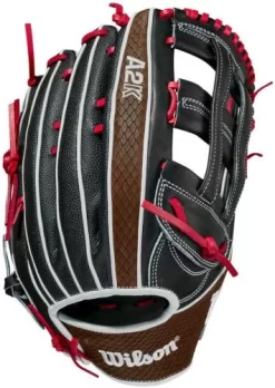 12.75 Inch Wilson A2K SuperSkin 1799SS Adult Outfield Baseball Glove WBW1000691275