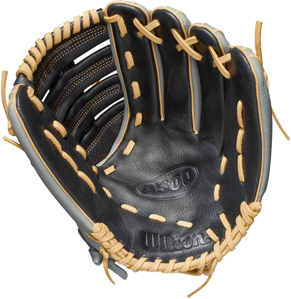 12.5 Inch Wilson A500 Youth Baseball Glove WBW100159125 - Image 2