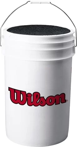 Wilson Ball Bucket WTA3948 HQ4Sports Logo Ball Bucket
