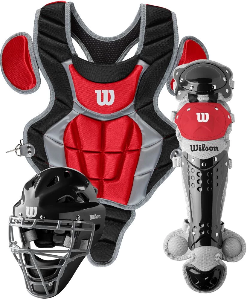 Wilson C200 Youth Baseball Catcher's Gear Kit WB57116 - Image 6