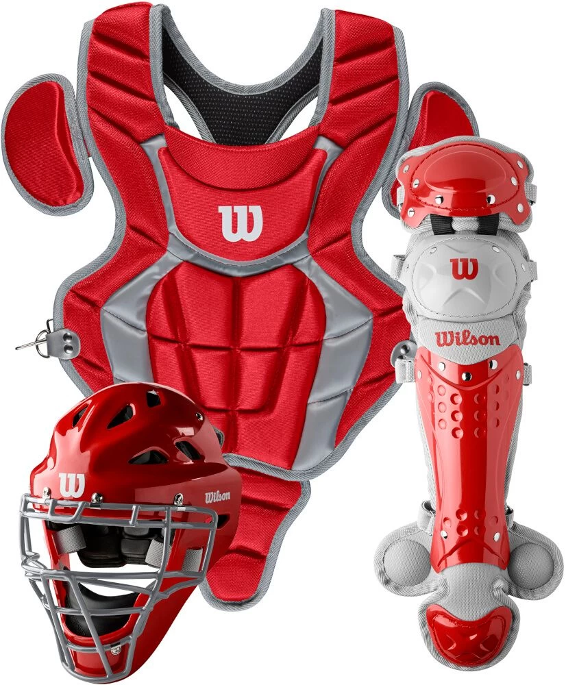 Wilson C200 Youth Baseball Catcher's Gear Kit WB57116 - Image 10