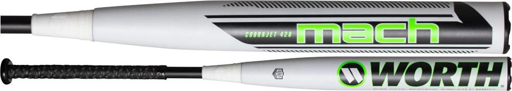 2022 Worth Mach 1 Cobra Jet 428 XL Adult USSSA Endloaded Slowpitch Softball Bat WM22MA